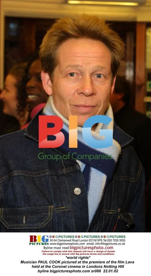 Paul Cook at Lava film premiere in London