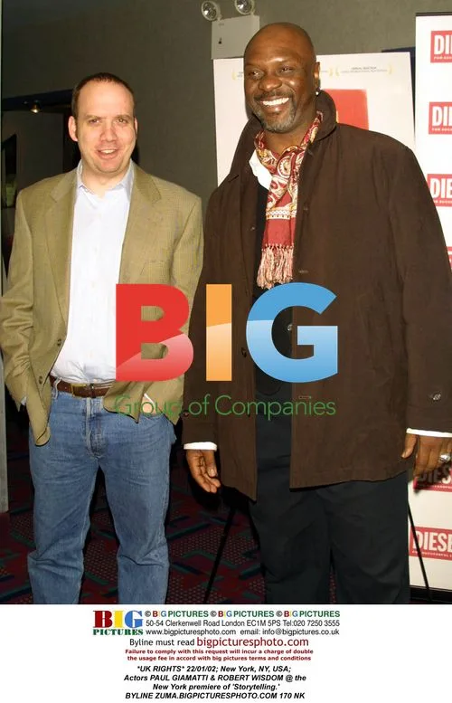 Actors PAUL GIAMATTI & ROBERT WISDOM at 'Storytelling' premiere