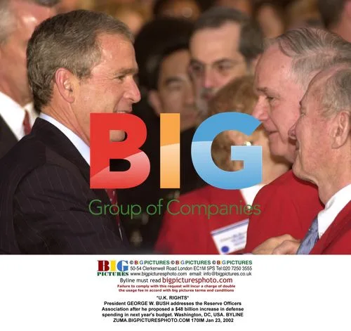 President GEORGE W. BUSH addresses Reserve Officers in DC