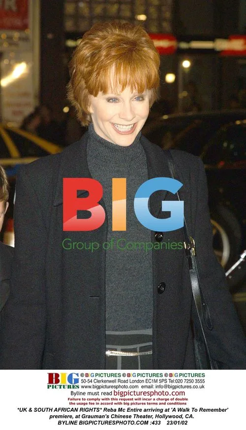 Reba Mc Entire at 'A Walk To Remember' Premiere