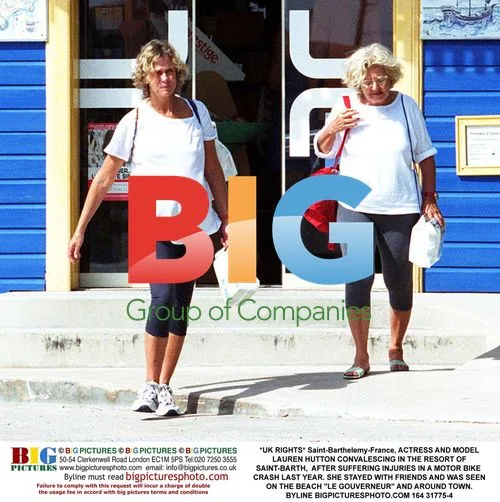 Lauren Hutton Convalescing in Saint-Barth