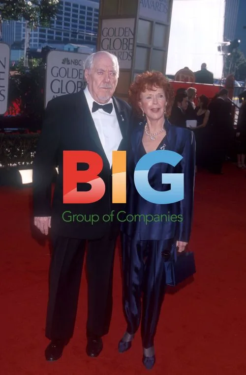 Robert Altman and wife at Golden Globes
