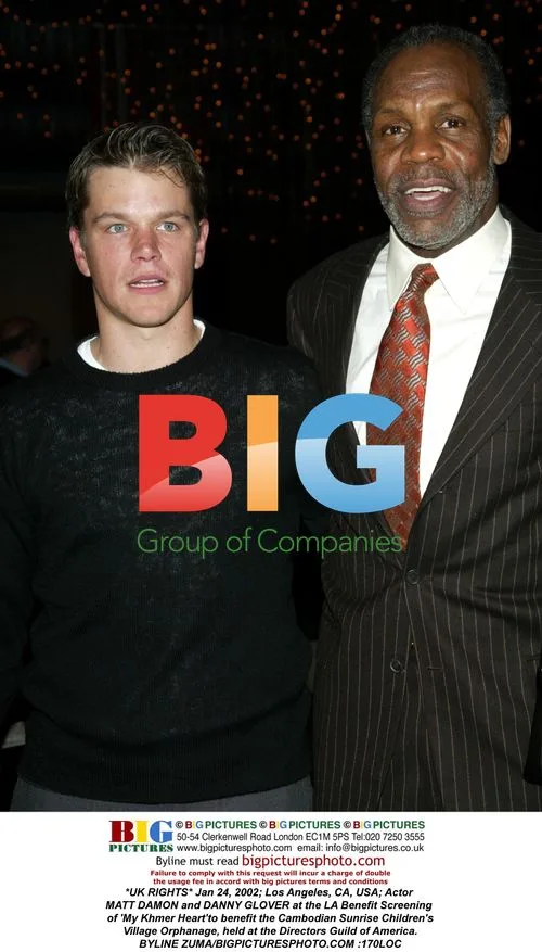 Matt Damon and Danny Glover at LA Benefit Screening