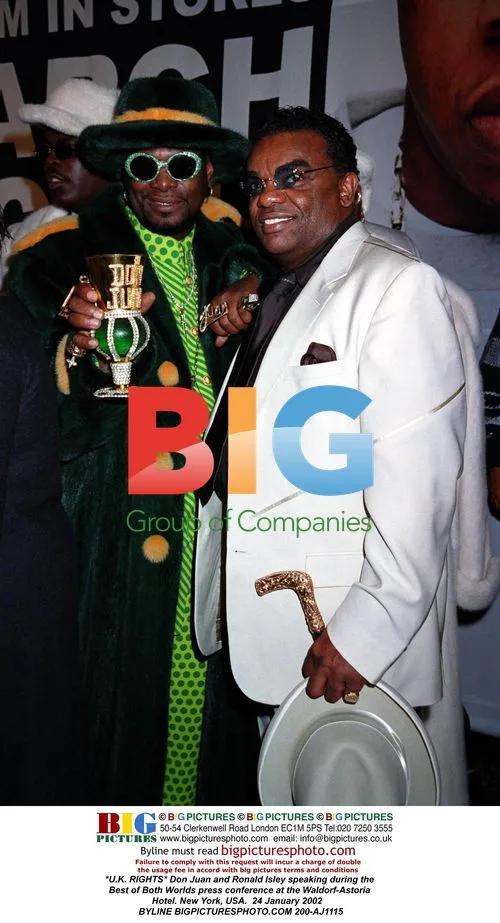 Don Juan and Ronald Isley at Best of Both Worlds Press Conference