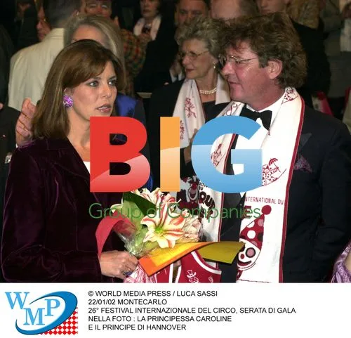 Princess Caroline and Prince of Hanover at Circus Gala
