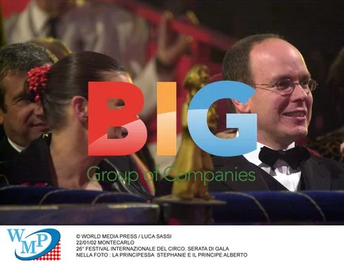 Princess Stephanie and Prince Albert at Circus Festival Gala