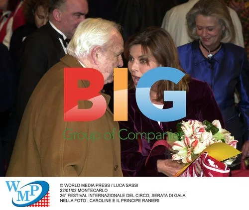 Caroline and Prince Rainier at Monaco Circus Festival