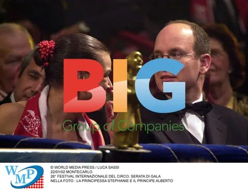 Princess Stephanie and Prince Albert at Monaco Circus Festival Gala