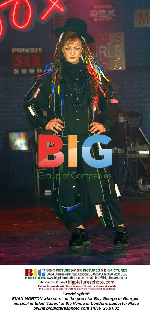 Euan Morton as Boy George in 'Taboo' musical