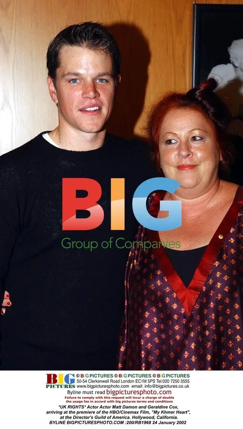 Matt Damon and Geraldine Cox at "My Khmer Heart" Premiere