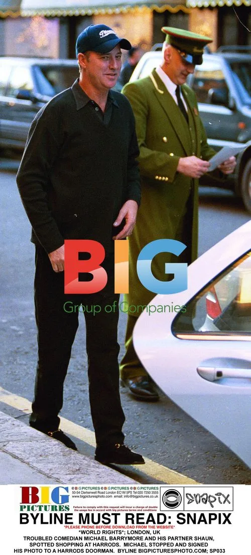 Troubled Comedian Michael Barrymore Shopping
