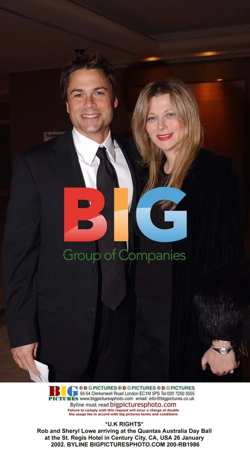 Rob and Sheryl Lowe at Quantas Australia Day Ball