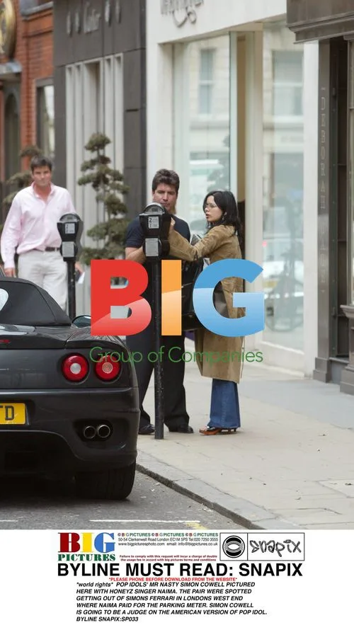 Simon Cowell and Naima from Honeyz