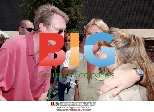 Chris McGurk with Steve and Terri Irwin at Crocodile Hunter premiere