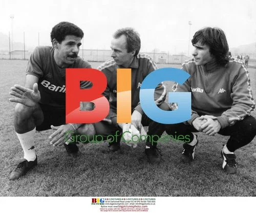 Sven-Goran Eriksson with Toninho Cerezo and Bruno Conti