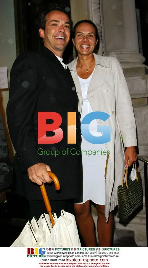 Henry Dent-Brocklehurst and wife Lili Maltese at 'Just Wimbledon' party