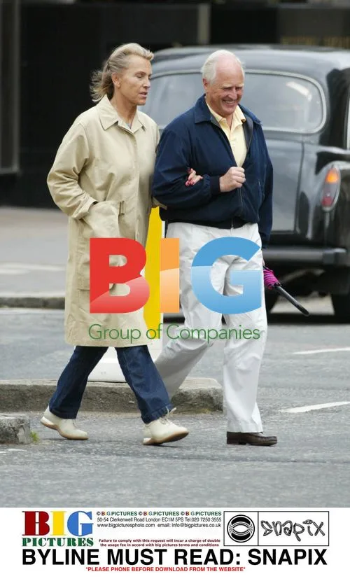 Winston Churchill Jr. out in London with wife