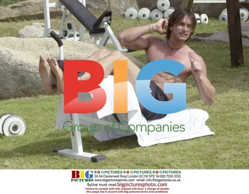 Marcus Schenkenberg Workout in Sardinia