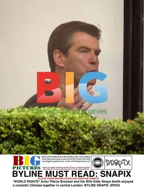 Pierce Brosnan and Kelly Shaye Smith Out in London