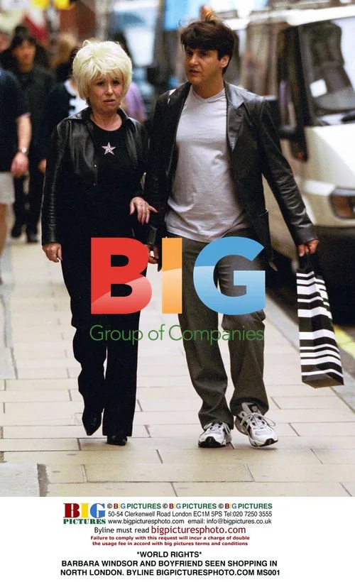 Barbara Windsor Shopping in North London