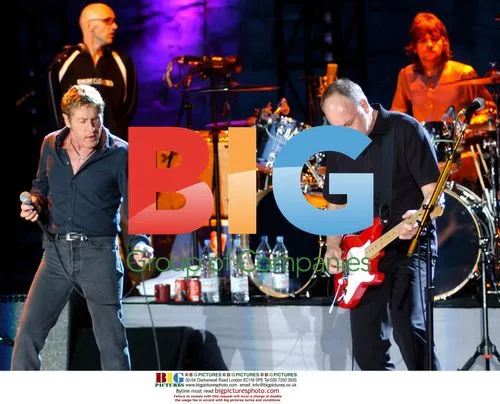 The Who performing at Shoreline Amphitheater