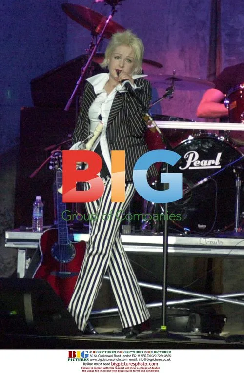Cyndi Lauper performs during Cher's farewell tour