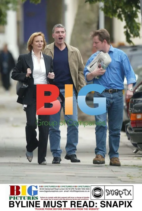 David Easter strolls with friends in London