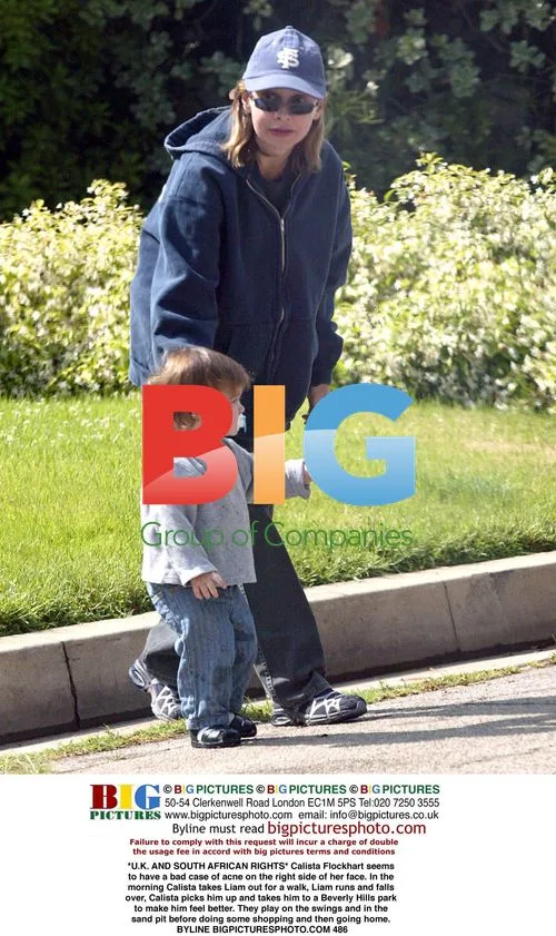 Calista Flockhart and son Liam out in Beverly Hills