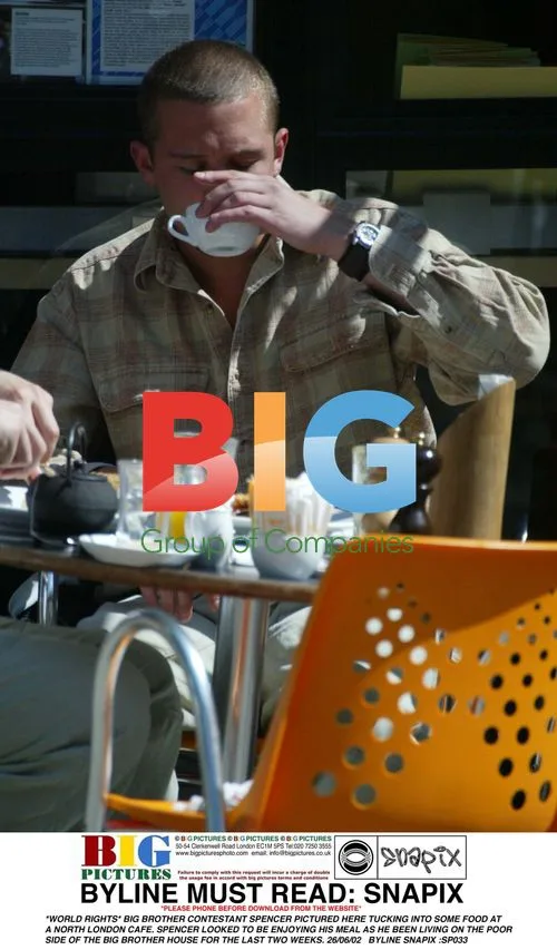 Big Brother Contestant Spencer at Cafe