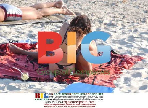 Paz Vega and Orson Salazar on Ibiza Beach
