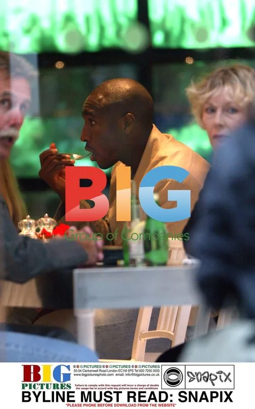 Sol Campbell and Ramon Vega Lunch in Mayfair