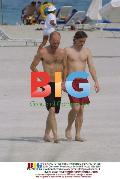 R.E.M.'s Michael Stipe Relaxing in Miami Beach