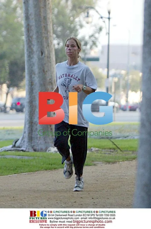 Christina Applegate Runs in Beverly Hills