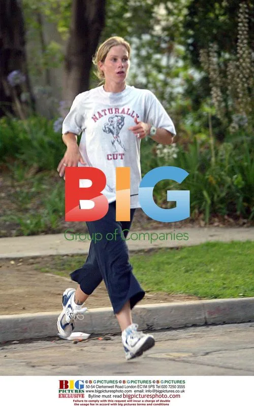 Christina Applegate Spotted Running in Beverly Hills