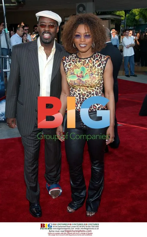 Angela Bassett and Courtney B. Vance at "K-19" Premiere