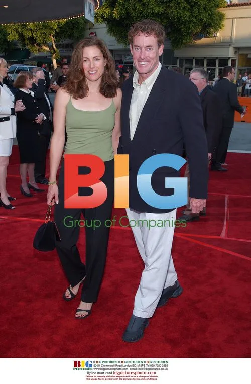 John C McGinley, Paula Fortunato at "K-19" Premiere