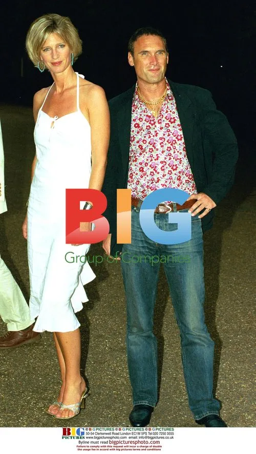 AA Gill and partner at Tatler's party
