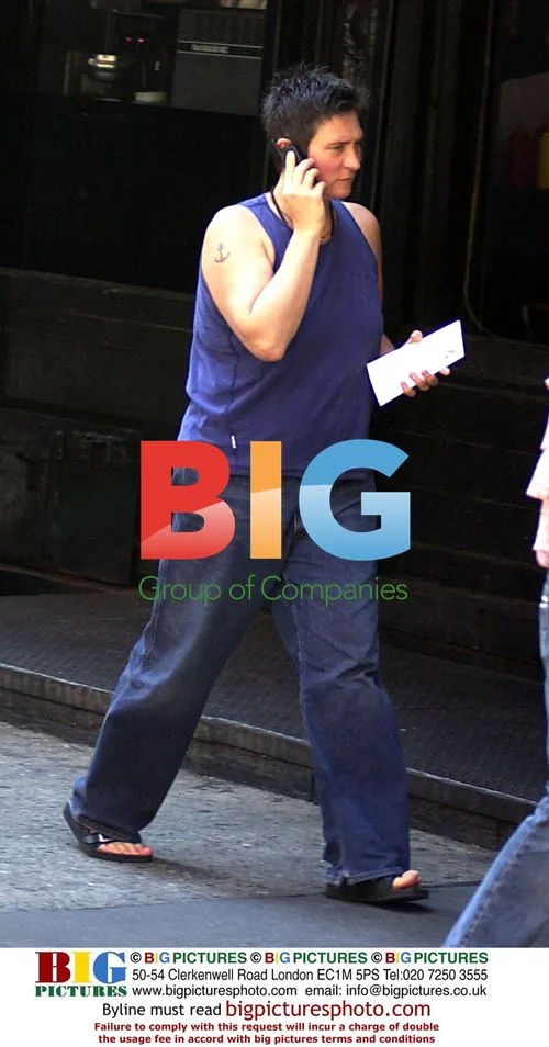 K.D. Lang Out in Soho, New York