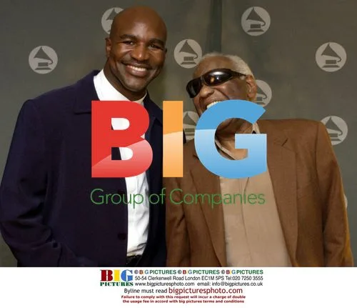 Ray Charles, Janet Jackson, Evander Holyfield at 2002 Atlanta Heroes Awards