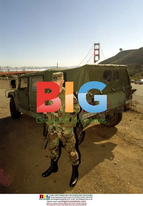 Armed Patrol on Golden Gate Bridge