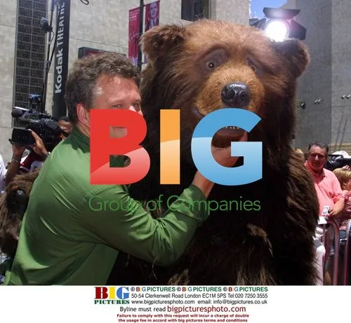 Peter Hastings and Big Al at "Country Bears" Premiere
