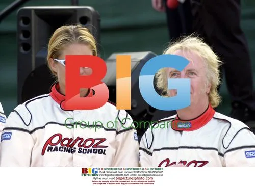 Kim Alexis and Brad Whitford at Celebrity Pro-Am Race