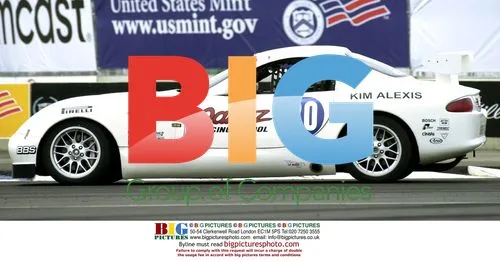 Kim Alexis drives Panoz race car at Celebrity Pro-Am