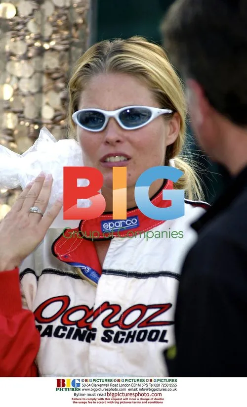 Kim Alexis at Celebrity Pro-Am Race