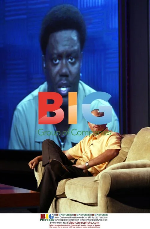 Larry Wilmore and Bernie Mac at FOX 2002 SummerTCA Tour