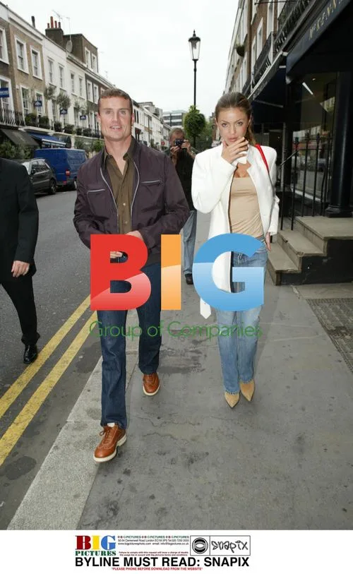 Formula One Driver David Coulthard and Girlfriend Simone