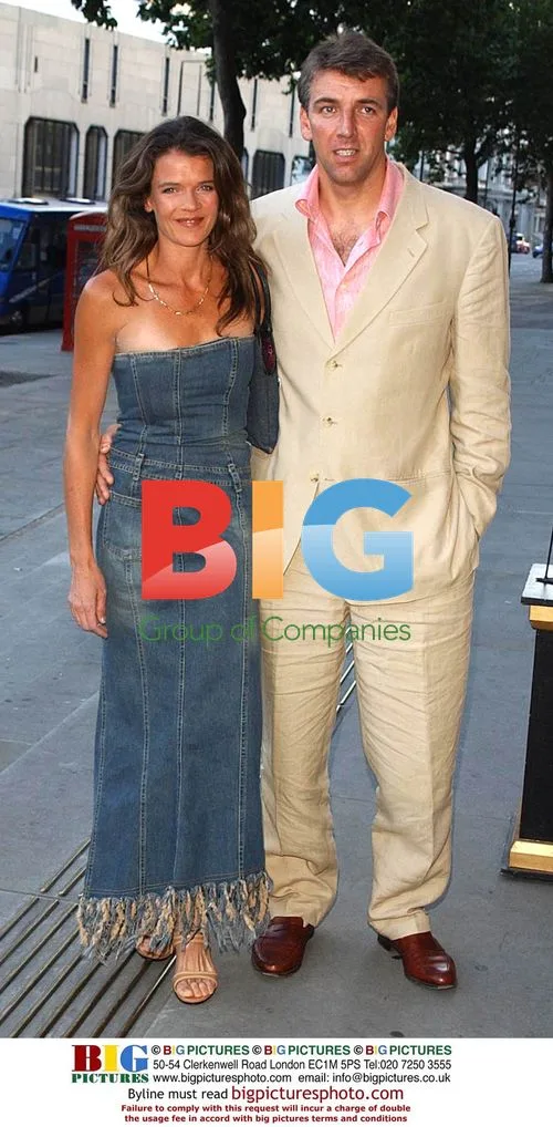 Annabel Croft and husband at Jonathan Shalit's birthday