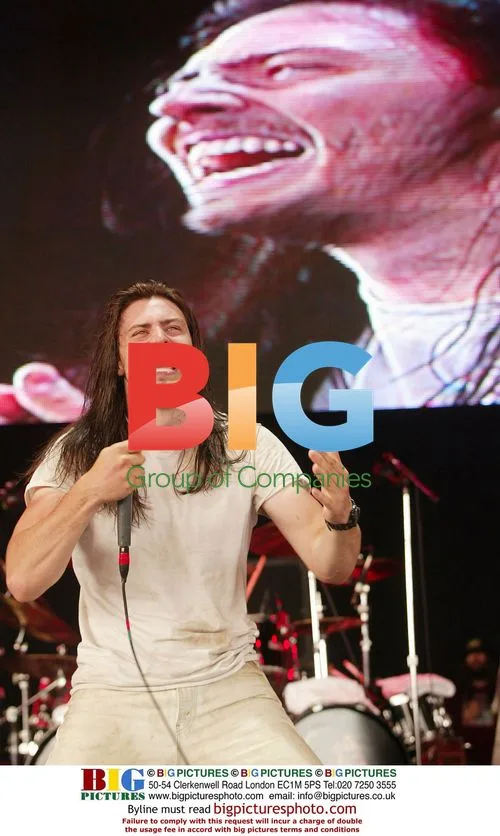Andrew W.K. performs at Ozzfest 2002