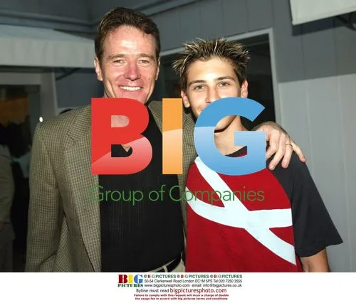 Bryan Cranston and Justin Berfield at Fox TCA Party