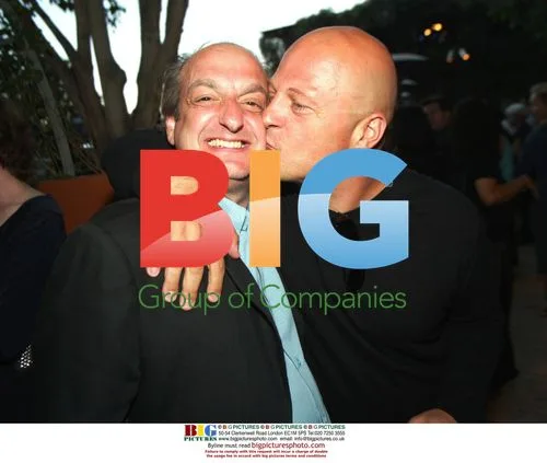 David Paymer and Michael Chiklis at Fox Party